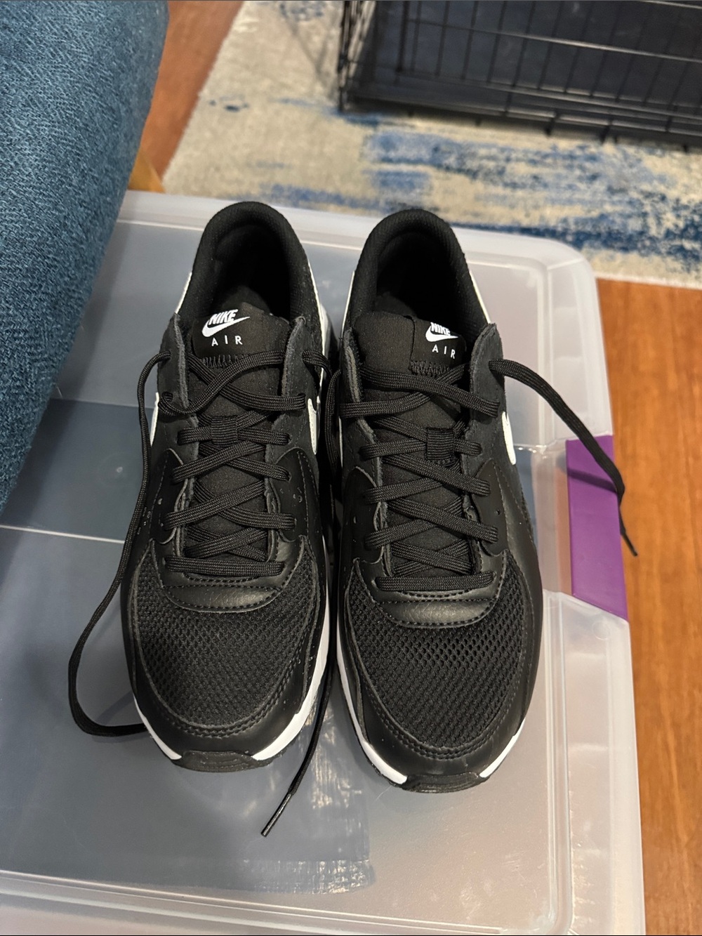 Nike Black and White Womens Air Max